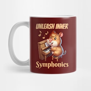 Capybara Music T-shirt Mug